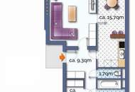 Ausgezeichnete Infrastruktur & perfekter Grundriss! Helle 3-Zimmer Wohnung im 4. Liftstock mit Südwest-Loggia im Herzen Penzings!