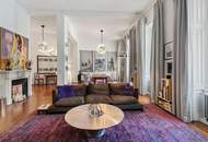 Exklusive vollmöblierte Designer-Altbauwohnung mit Lift direkt in die Wohnung & Parkblick