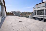 Premium-Wohnen über den Dächern: Stilvolle Neubauwohnung mit Masterbedroom, Ankleide, Bad mit Fenster und großer Dachterrasse!