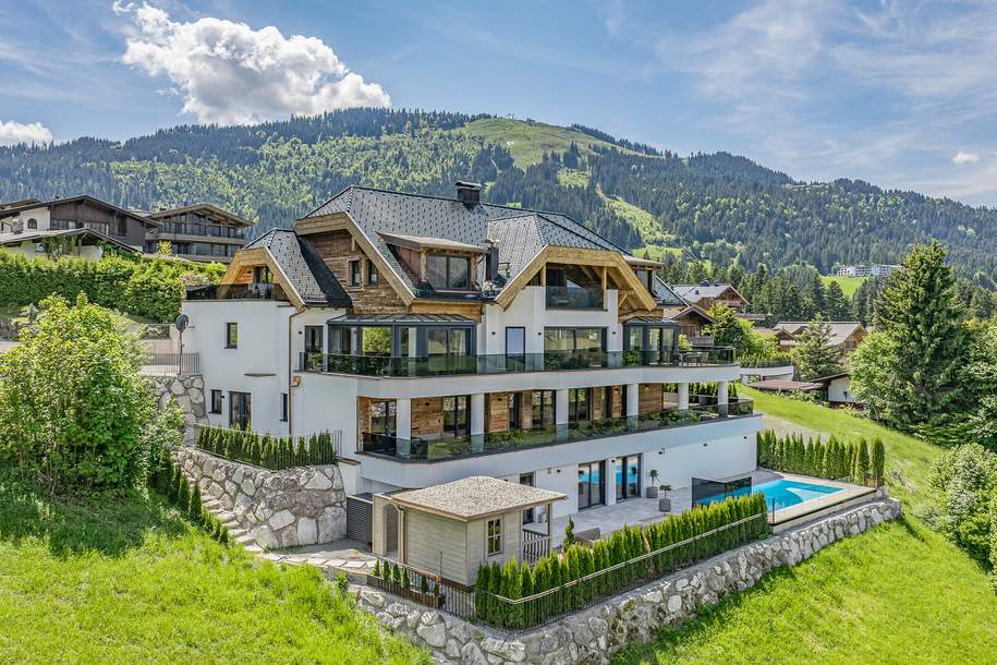Luxusvilla in Top-Ruhelage mit unverbaubarem Kaiserblick, Haus-kauf, 13.600.000,€, 6352 Kufstein