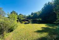 Idyllisches Feriengrundstück mit Holzhaus in Grünruhelage nahe Gleisdorf