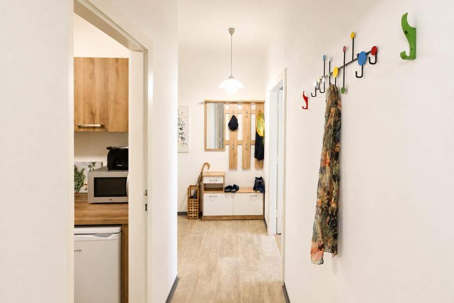 WIEN VOR DER HAUSTÜR | Vollmöblierte 2-Zimmer-Wohnung nahe Stephansplatz, Wohnung-miete, 1.222,38,€, 1010 Wien 1., Innere Stadt