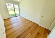 FIRE SALE!! Ein Stück Natur - ganz für sich allein! Das perfekte Familienparadies! Geniale Neubauwohnung mit WOW-Effekt! Riesiger Eigengarten und Terrasse + 4 Zimmer + Grün wohin das Auge reicht + Luftwärmepumpe!
