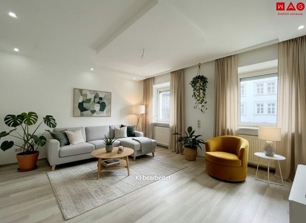 Makartviertel Linz: Erdgeschosswohnung mit perfektem Grundriss &amp; städtischem Komfort