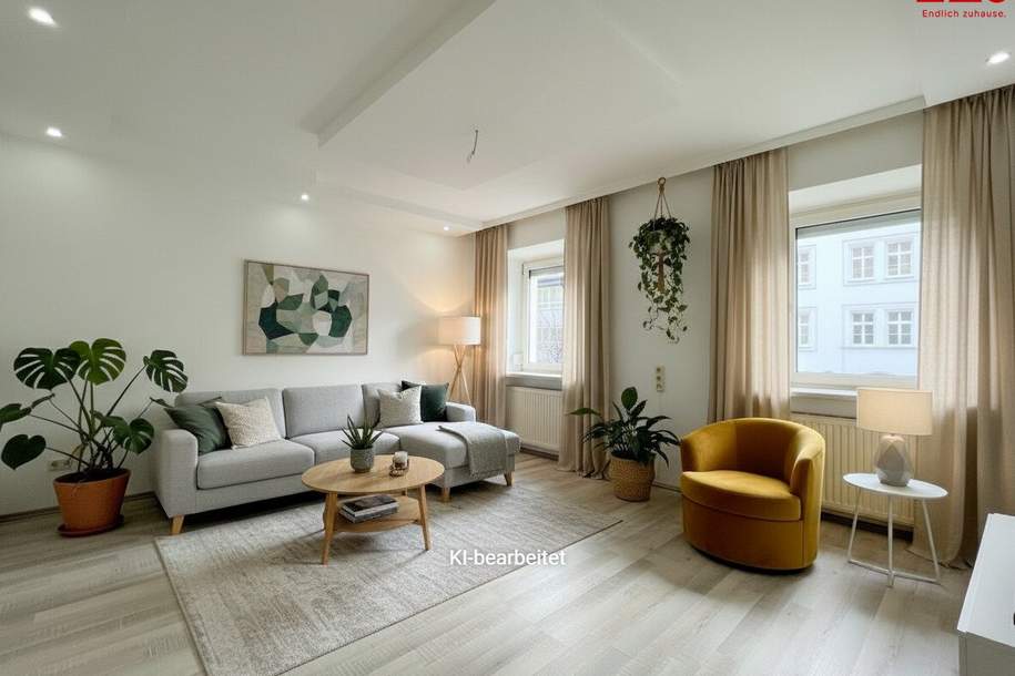 Makartviertel Linz: Erdgeschosswohnung mit perfektem Grundriss & städtischem Komfort, Wohnung-kauf, 199.000,€, 4020 Linz(Stadt)