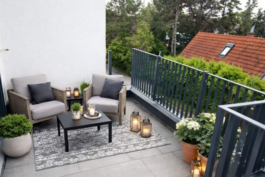 Erstbezug | Moderne 3-Zimmer Wohnung 59 m² | Terrasse &amp; Balkon | Nähe Lobau &amp; Mühlwasser | 1220 Wien, Wohnung-kauf, 498.000,€, 1220 Wien 22., Donaustadt