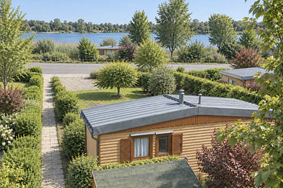 Ein besonderer Rückzugsort im Grünen – mit eigenem Grundstück, idyllischem See und vielfältigen Nutzungsmöglichkeiten, Grund und Boden-kauf, 415.000,€, 1220 Wien 22., Donaustadt