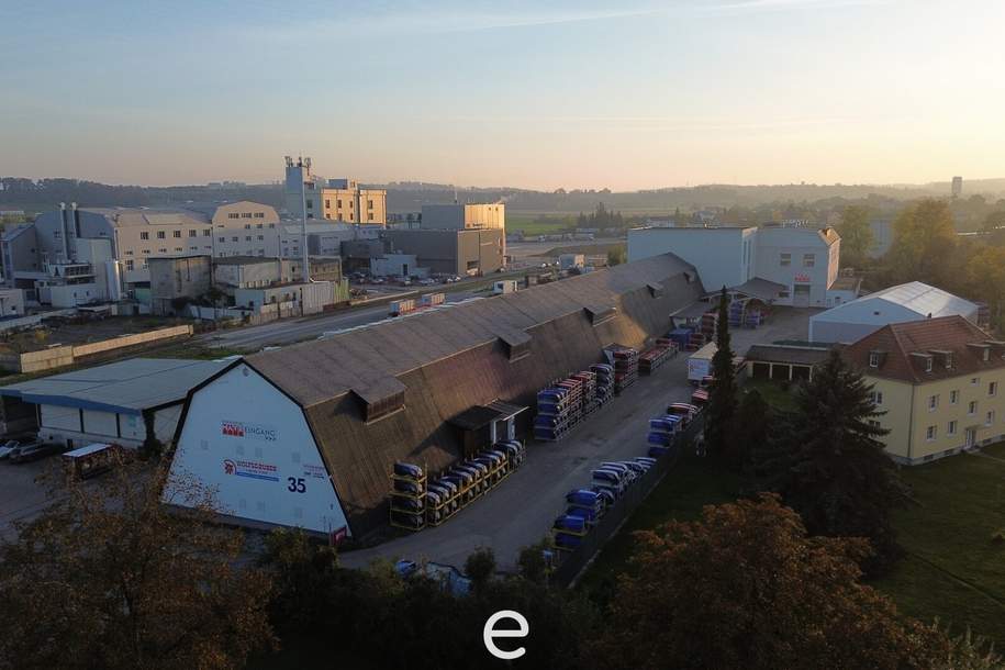 700m² Lagerhalle in Enns zu vermieten!, Gewerbeobjekt-miete, 4.445,00,€, 4470 Linz-Land