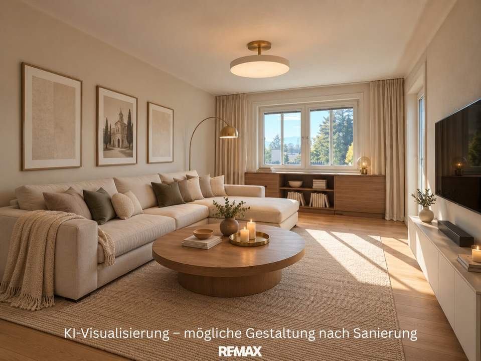 Zentrumsnahe 2-Zimmer-Eigentumswohnung mit Balkon und Gestaltungspotenzial