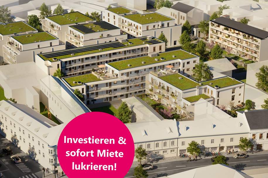 Großzügige Freiflächen: Loggia, Balkon, Terrasse oder Garten - ein Mehrwert für Ihr Investment, Wohnung-kauf, 207.000,€, 2000 Korneuburg