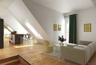 ARCHITEKTUR PUR | großzügige 3-Zimmer Dachterrassenwohnung mit herausragender Raumhöhe