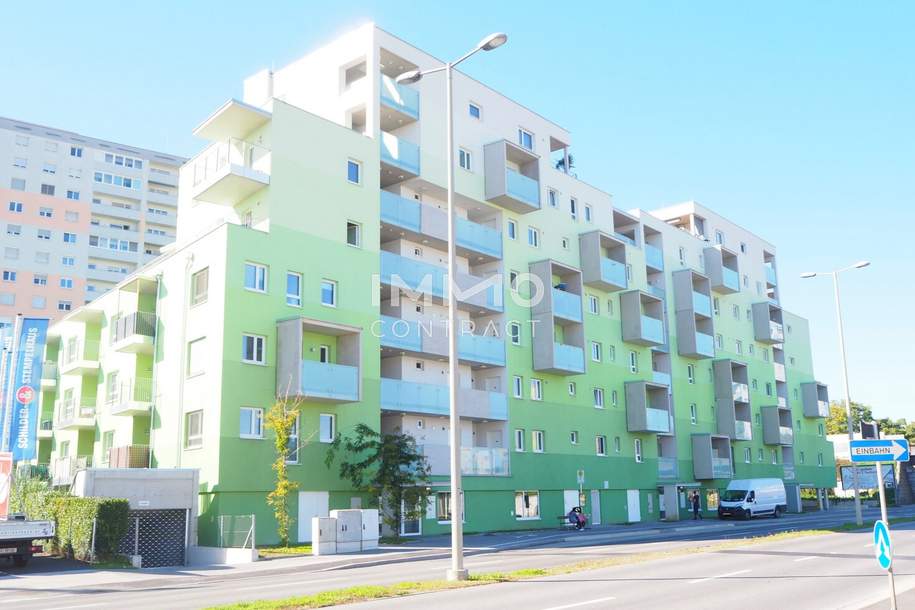 Zentrale, geförderte ZWEI-ZIMMER--WOHNUNG mit Balkon - Lazarettgürtel 100b - Top 46, Wohnung-miete, 706,23,€, 8020 Graz(Stadt)