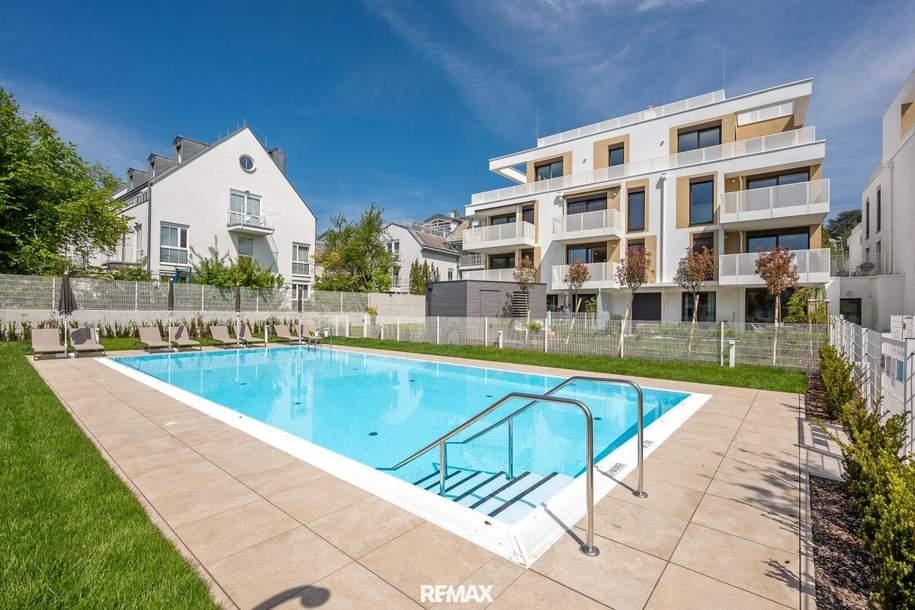 COMING SOON! OUTDOOR - POOL | WUNDERSCHÖNE TERRASSENWOHNUNG | GRÜNRUHLAGE, Wohnung-miete, 1.260,00,€, 1190 Wien 19., Döbling