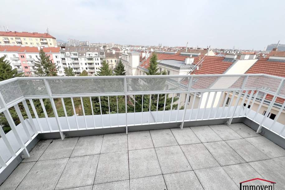Schöne Dachgeschoßmaisonette mit Terrasse und Wienblick und 2 Garagenplätzen (Stapelparker) (Mietbeginn 01.08.2026), Wohnung-miete, 1.714,76,€, 1170 Wien 17., Hernals
