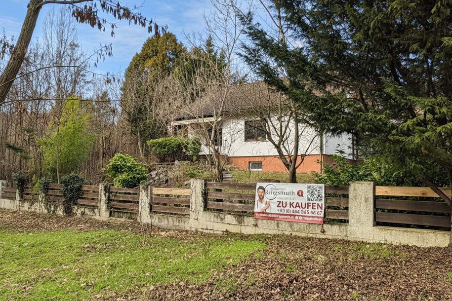 Traumhafte Grünruhelage in einer Sackgasse: Voll unterkellertes Familienhaus mit Carports, Haus-kauf, 945.000,€, 2371 Mödling