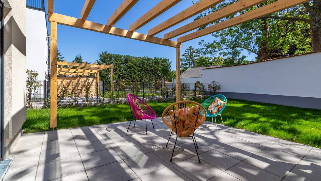 *FRÜHLINGSAKTION* JETZT 5% sparen! Exklusive Reihen- und Doppelhäuser am idyllischen Hunyadi Park mit Blick in den Park im ALTORT MARIA ENZERSDORF!