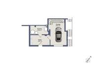 Kernsaniert und schlüsselfertig: Maisonette-Wohnung mit Garage und Garten