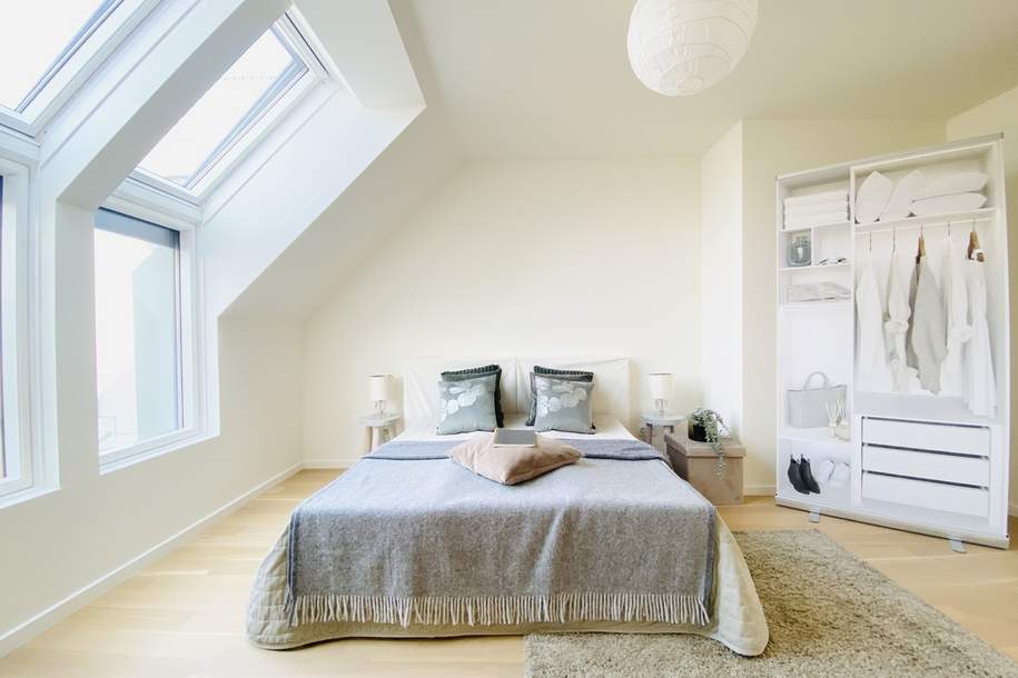 EXKLUSIVES WOHNEN IN OBER DÖBLING - 3-Zimmer Dachgeschoss mit Blick auf den Kahlenberg, Wohnung-kauf, 999.000,€, 1190 Wien 19., Döbling