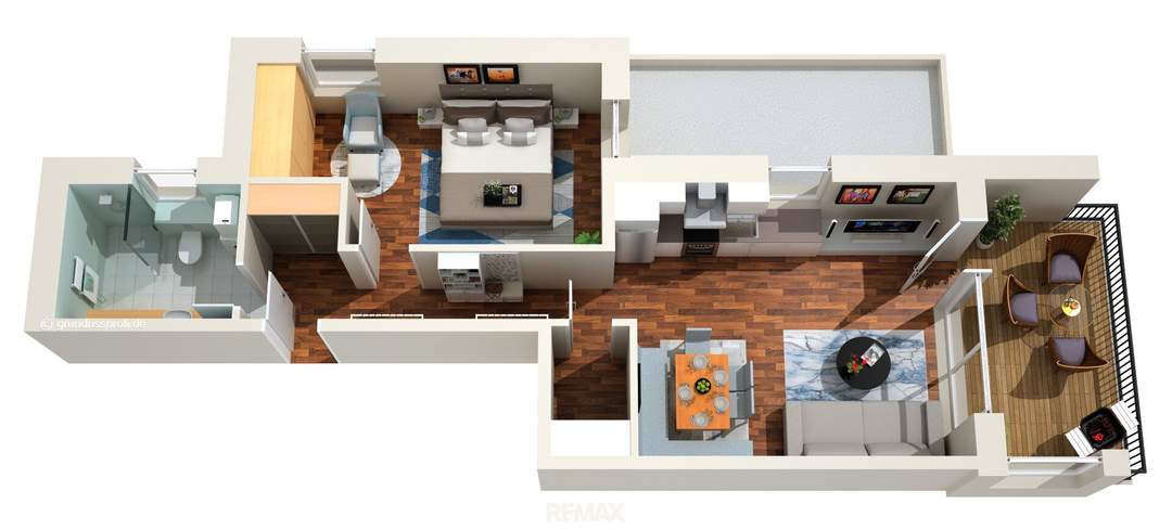 2 Zimmer Neubau-Wohnung Top 3