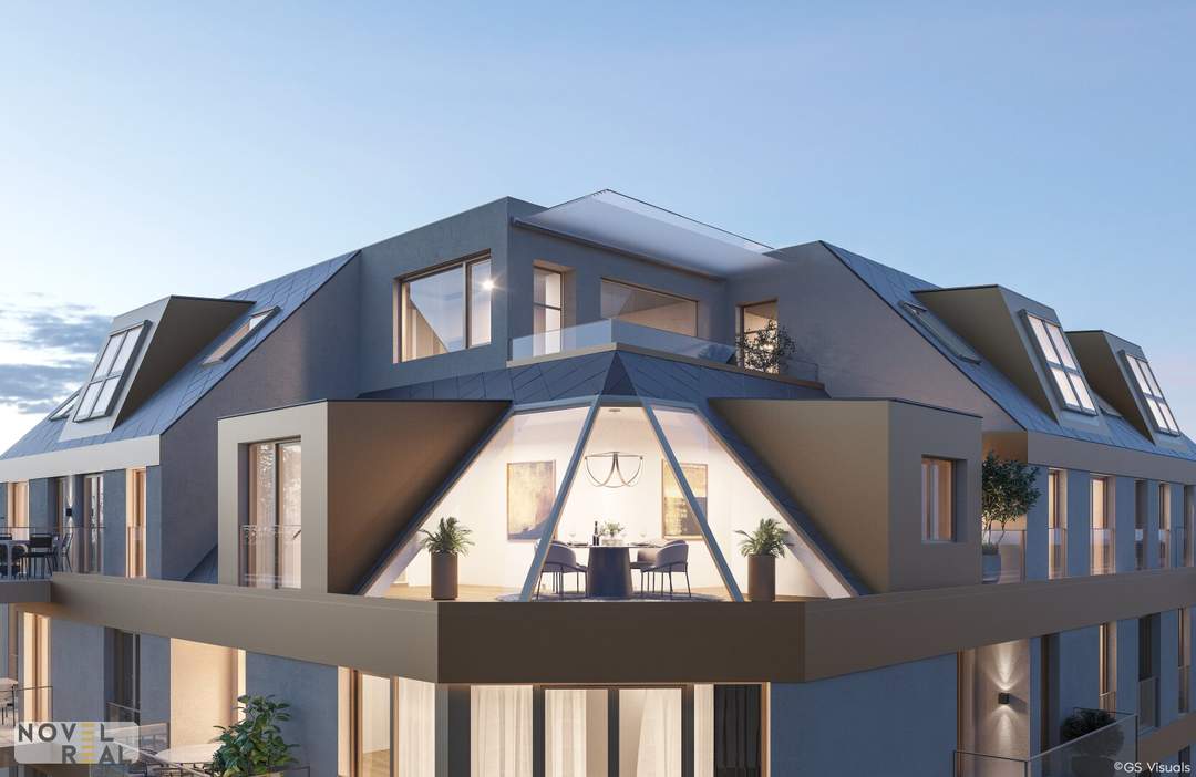 "DONAU PERLE" ERSTBEZUG! HELLE 2-ZIMMER IM DACHGESCHOSS MIT SONNENBALKON UND PARKBLICK!