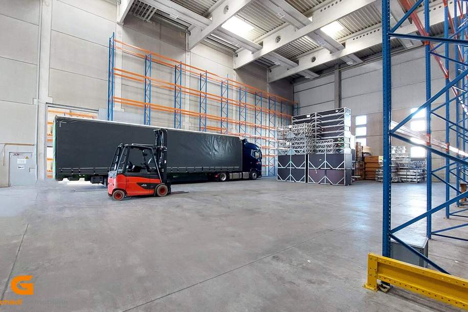Logistikflächen mit Hochregallager in Thalgau mieten, Gewerbeobjekt-miete, 32.500,00,€, 5303 Salzburg-Umgebung