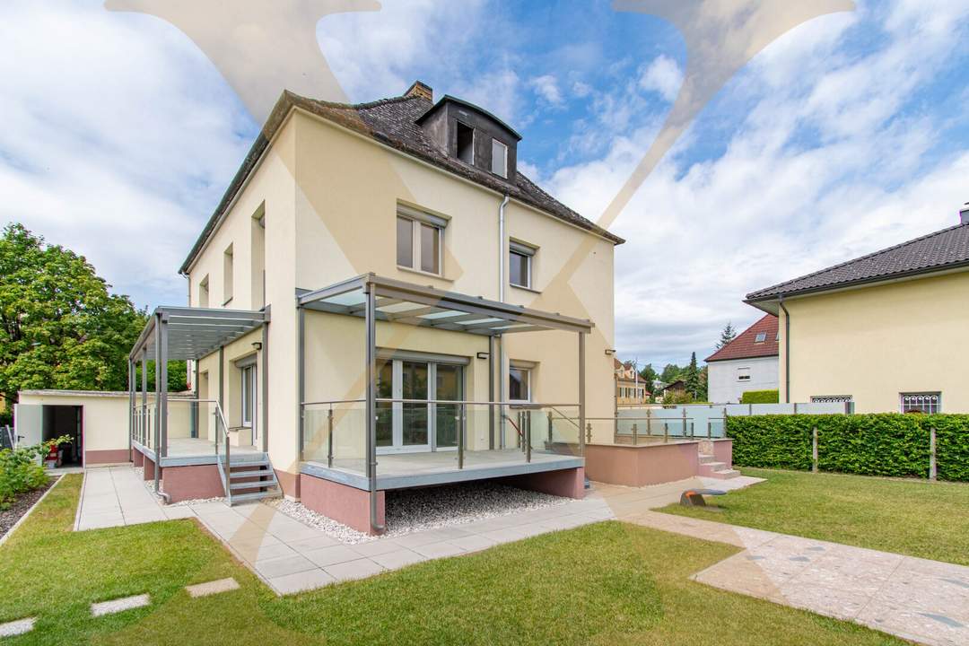 Großzügiges Einfamilienhaus mit großem Garten und Terrassen "Spallerhof"/"Wasserwald" in Linz zu vermieten!