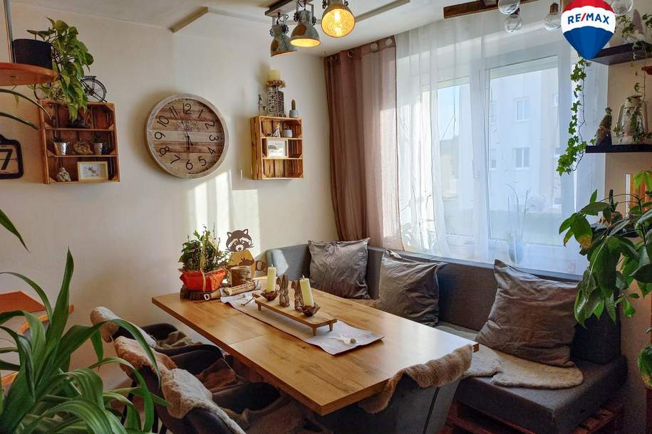 4-Zimmer-Wohnung in ruhiger Siedlungslage – 1. Stock mit absperrbarem Tiefgaragenplatz, Wohnung-kauf, 239.000,€, 4070 Eferding