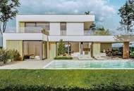 Rarität im Grünen - Geplantes Einfamilienhaus inkl. 77m² Dachterrasse, Küche und beheizbarem Swimmingpool.