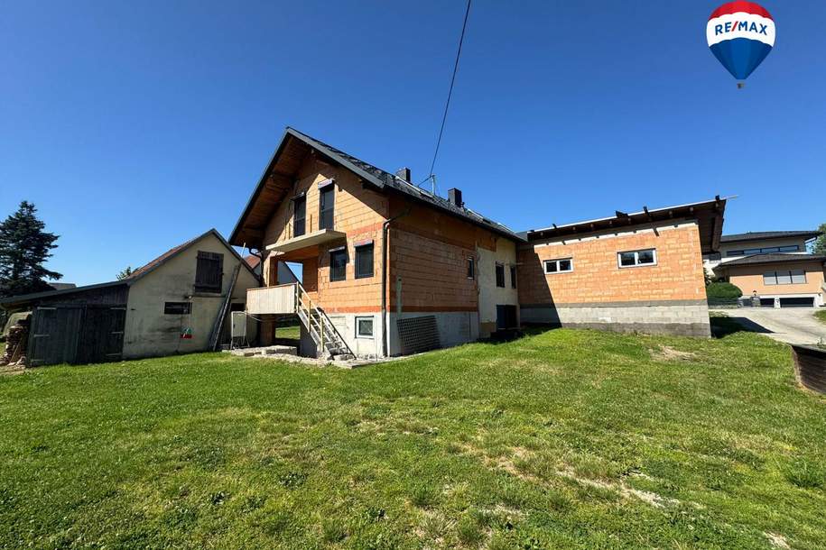 Einfamilienhaus zum Fertigstellen mit großzügigem Garten, Haus-kauf, 339.000,€, 4731 Eferding