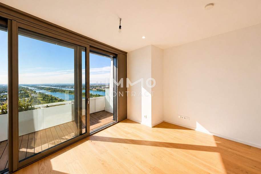 Neue Donau: 37. Etage - Studio mit Gym, Pool, Lounges, Billa im Haus, Wohnung-kauf, 424.710,€, 1220 Wien 22., Donaustadt