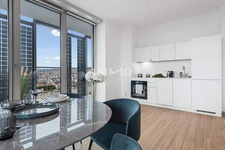 39. Etage: Wien liegt unter Ihnen - DC2 Tower: SKY RESIDENCES, Wohnung-miete, 1.100,00,€, 1220 Wien 22., Donaustadt