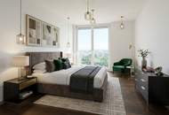 Spektakulärer Weitblick auf Prater und Donau – Eckwohnung mit Wintergarten und Terrassen im 25. Stock