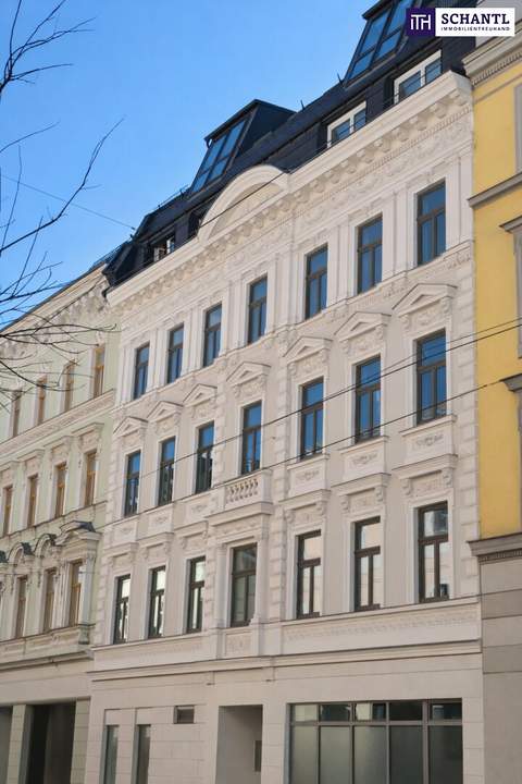 Revitalisiertes Altbaujuwel – alles, was das Herz begehrt! 3-Zimmer-Wohnung mit Klimaanlage, Terrasse, Luftwärmepumpe & edler Ausstattung mit Fischgrätparkett – überzeugen Sie sich selbst