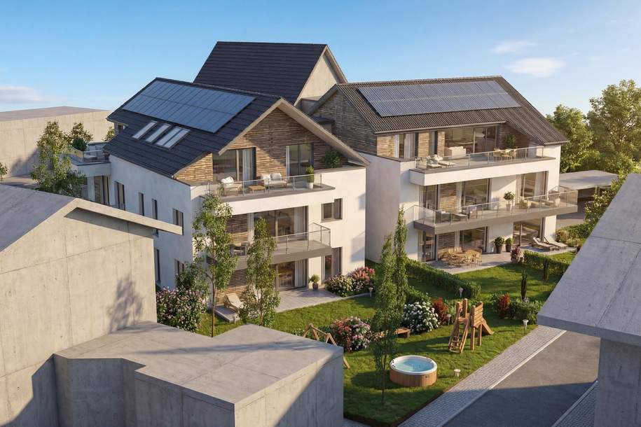 516TWO - Neubau Wohnungen Obertrum Seenähe, 20 Minuten nach Salzburg, Wohnung-kauf, 375.000,€, 5162 Salzburg-Umgebung