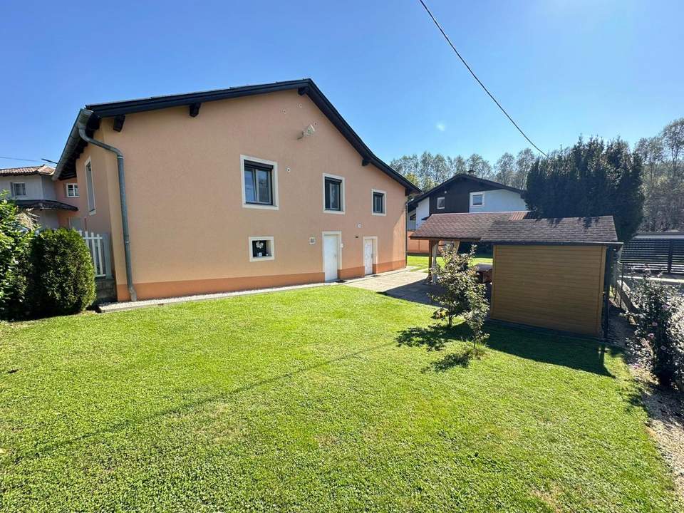 Schönes Haus mit 1-2 Wohneinheiten - separat begehbar - sonniger Garten, 1.000m², WA 0,2-0,5, 2xTG und PP