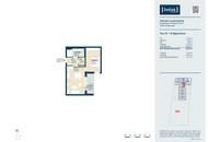 Bezugsfertig inkl. EWE Küche: 2-Zimmer-Wohnung mit Loggia &amp; Garten – provisionsfrei_Kleegarten_Top 19