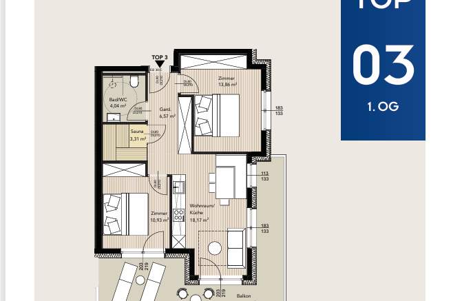 INVESTIEREN in SCHLADMING - Fertigstellung Sommer 2026, Wohnung-kauf, 742.145,€, 8970 Liezen