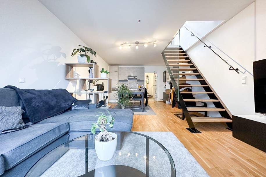 Stilvolle Maisonette mit Galerie nahe TU &amp; Dietrichsteinplatz, Wohnung-miete, 1.041,82,€, 8010 Graz(Stadt)