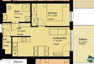 Charmante 2-Zimmer Wohnung I Balkon I nahe U1 Kagraner Platz