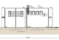 BÜRO- UND LAGERGEBÄUDE IM ROHBAU IN WÖLLERSDORF – CA. 635 M² GEPLANTE NUTZFLÄCHE, TERRASSE & 19 STELLPLÄTZE