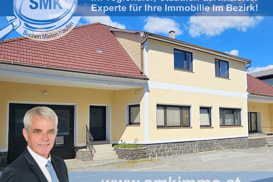 Vielseitiges Wohn-/Geschäftshaus mit Nebengebäude und Garten!, Haus-kauf, 197.000,€, 3943 Gmünd