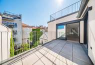 PENTHOUSE mit traumhafter DACHTERRASSE! Großzügig angelegter Erstbezug mit direktem Liftzugang