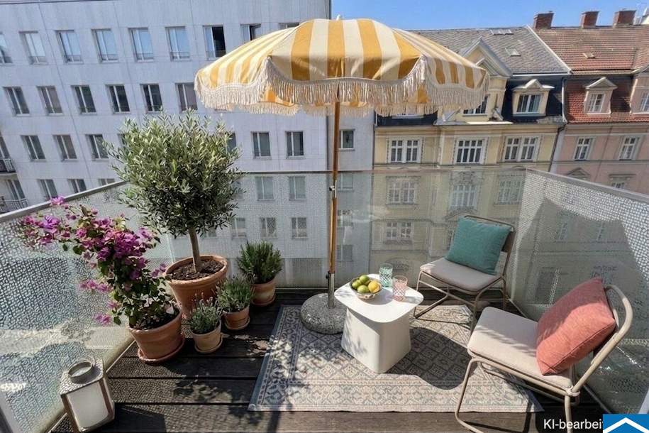 MODERN. ZENTRAL. KOMFORTABEL. 2-Zimmer-City-Wohnung mit Südwestbalkon!, Wohnung-kauf, 360.000,€, 4020 Linz(Stadt)