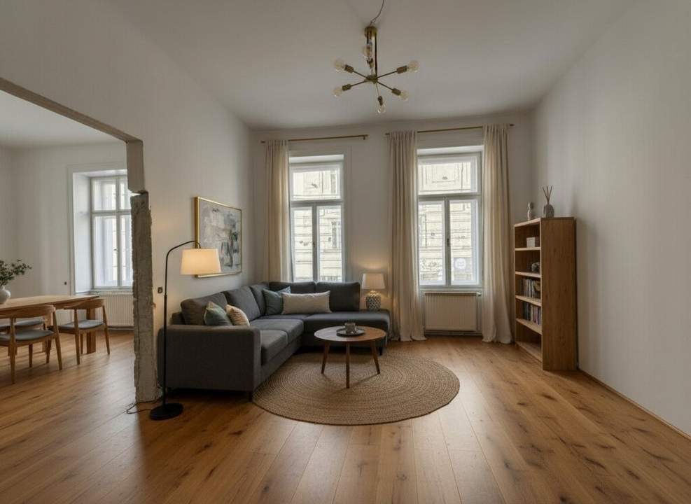 NÄHE MARIAHILFERSTRAßE 1060! 4 Zimmer Altbauwohnung im Herzen des 6. Bezirks unter 2.000 € !