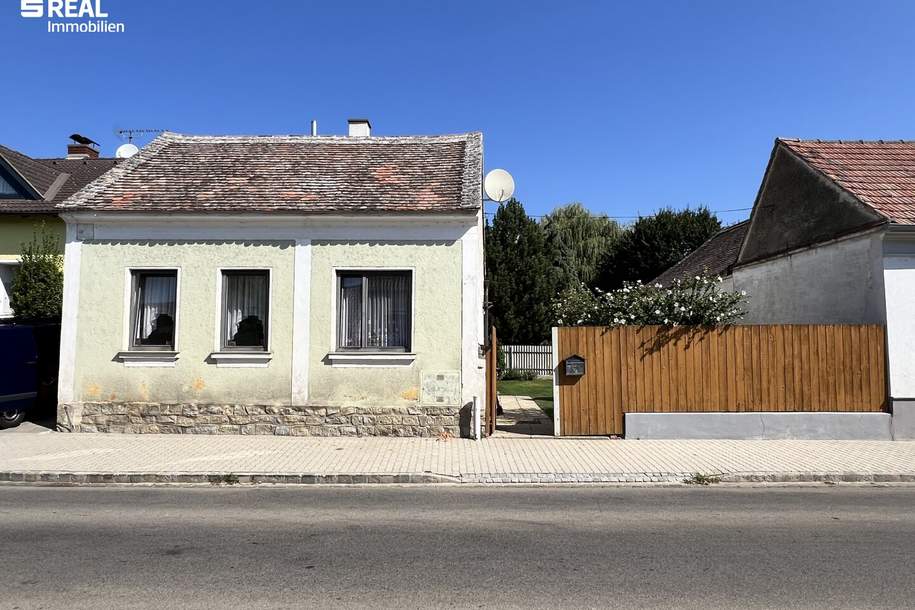 Renovierungsbedürftiges Landhaus in Hadres - Perfekt für Naturliebhaber! 51 m², 3 Zimmer, mit ca. 226 m² großem Garten, Haus-kauf, 65.000,€, 2061 Hollabrunn