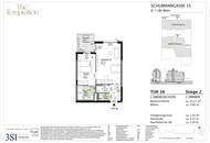 Helle 2 Zimmer Wohnung mit Balkon - ERSTBEZUG