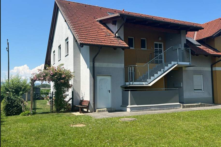 Helle Maisonettewohnung am Sackgassenende in Ruhelage mit Balkon samt Freisicht, Wohnung-kauf, 188.000,€, 8434 Leibnitz