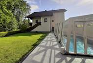 bezugsfertiges Einfamilienhaus mit Pool-Halle, Garten, Terrasse und Garage - Ruheoase in Wolfern