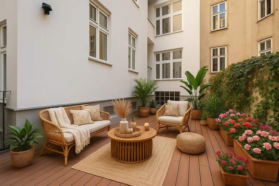ERSTBEZUG mit HOFANTEIL in schön sanierter Jahrhundertwendeliegenschaft!, Wohnung-kauf, 849.000,€, 1090 Wien 9., Alsergrund