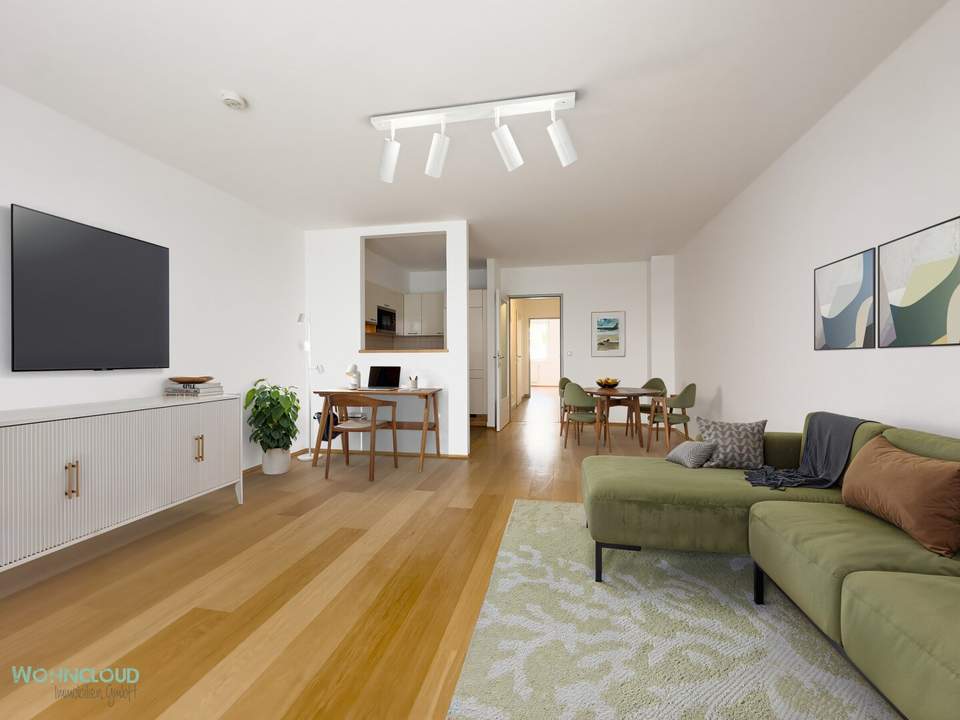 INNEN DOLCE - AUSSEN VITA - 60 M² MIT LOGGIA. AUCH FÜR ANLEGER